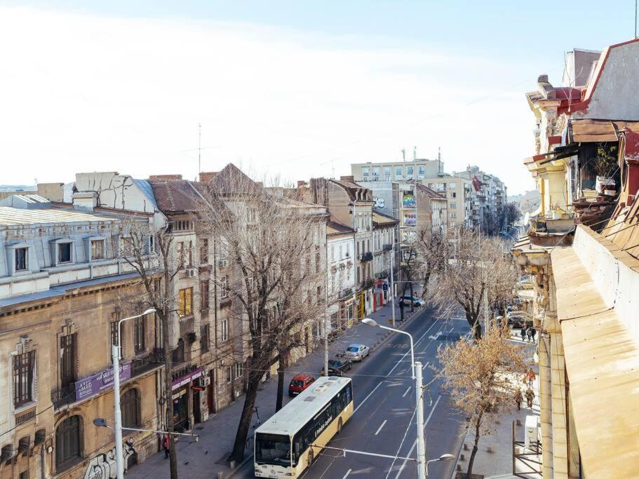 Newstudio & City Center I Balcony I Netflix Bukarest Exteriör bild